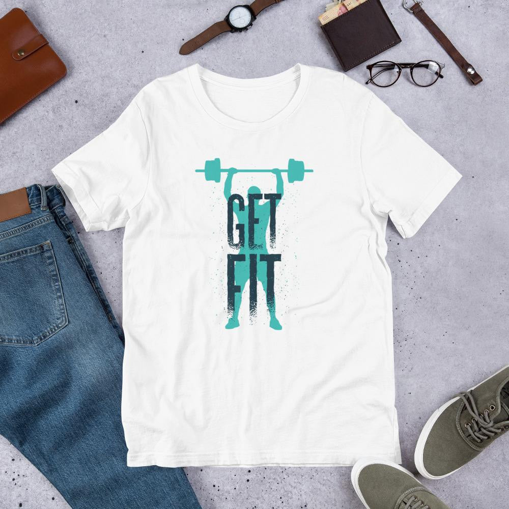 Get Fit Half Sleeve T-Shirt — White
