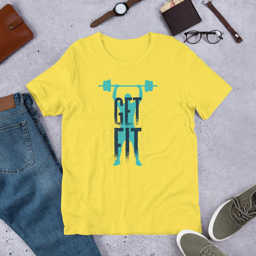 Get Fit Half Sleeve T-Shirt — Yellow