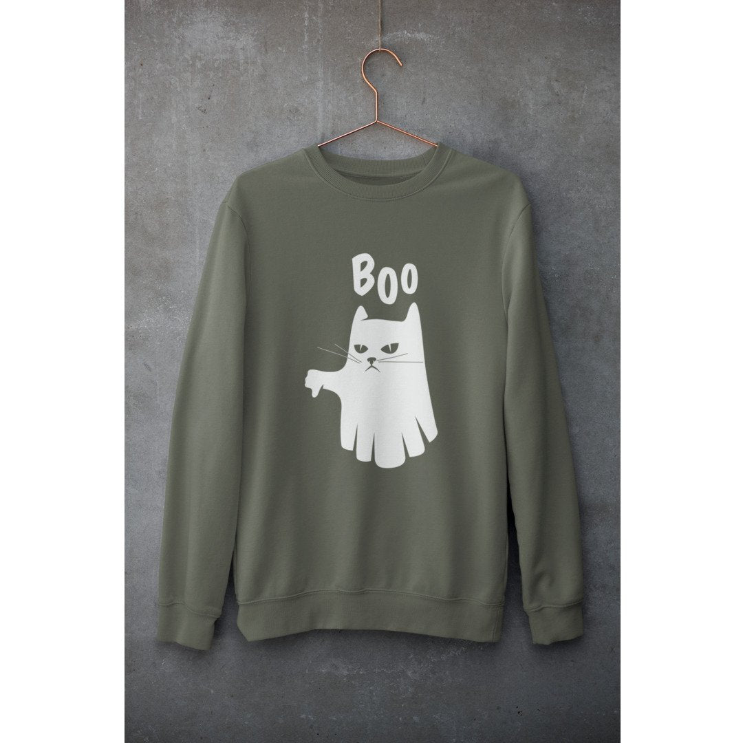 Ghost Cat Unisex Sweatshirt