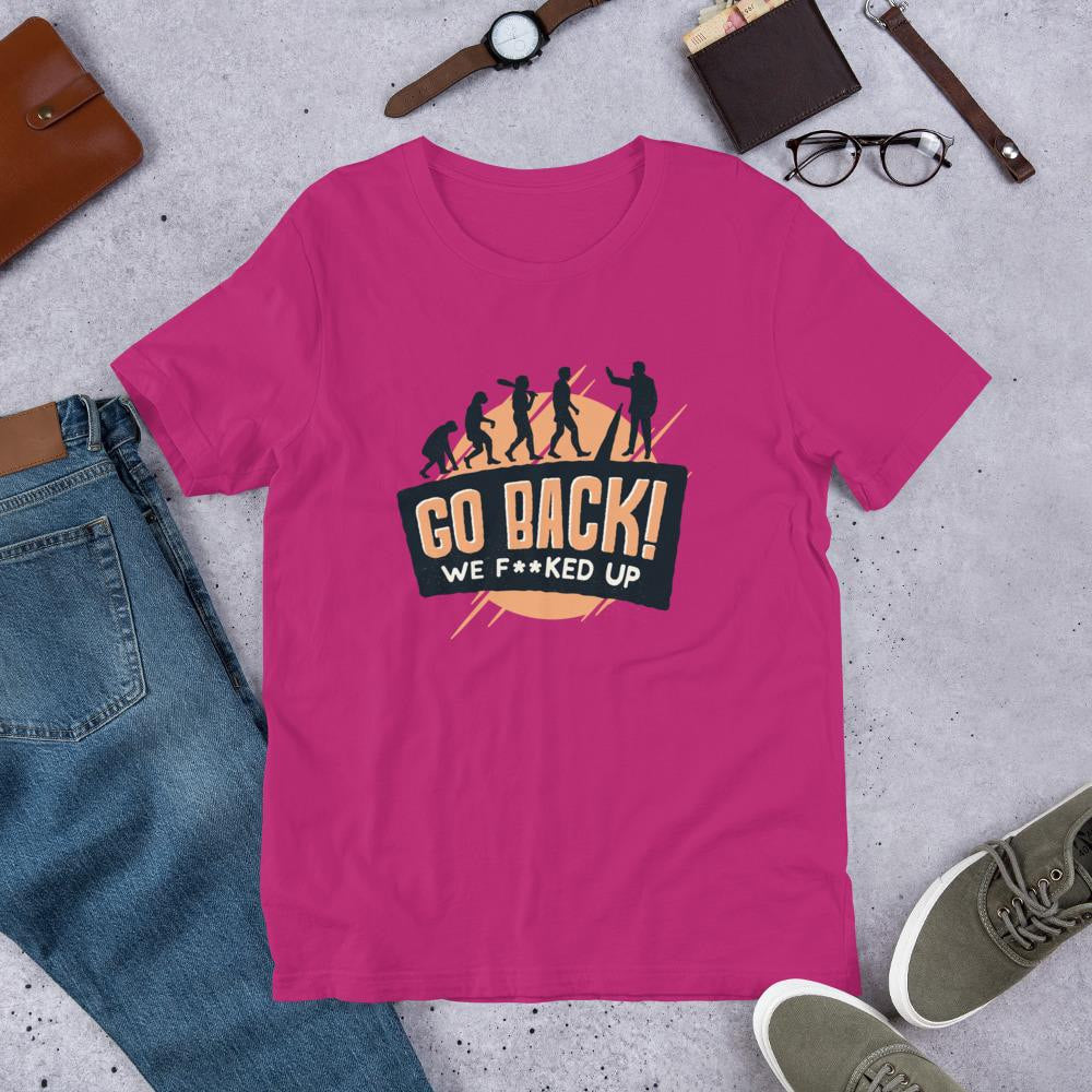 Go Back Half Sleeve T-Shirt