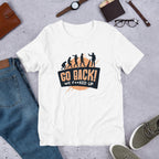 Go Back Half Sleeve T-Shirt — front view
