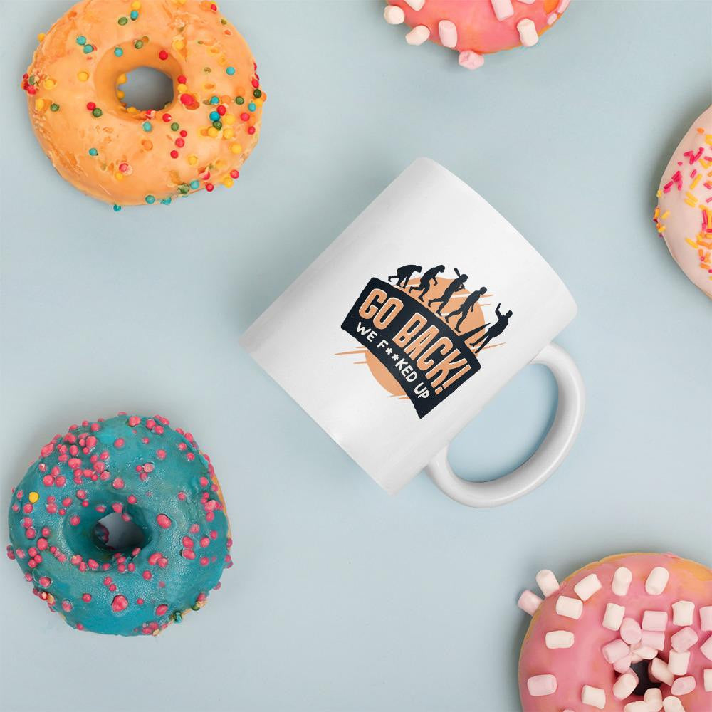 Go Back Coffee Mug — back view
