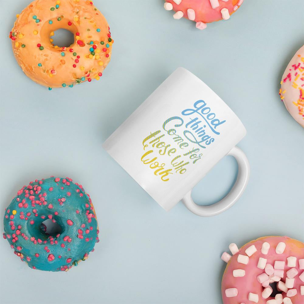 Good Things Coffee Mug — back view