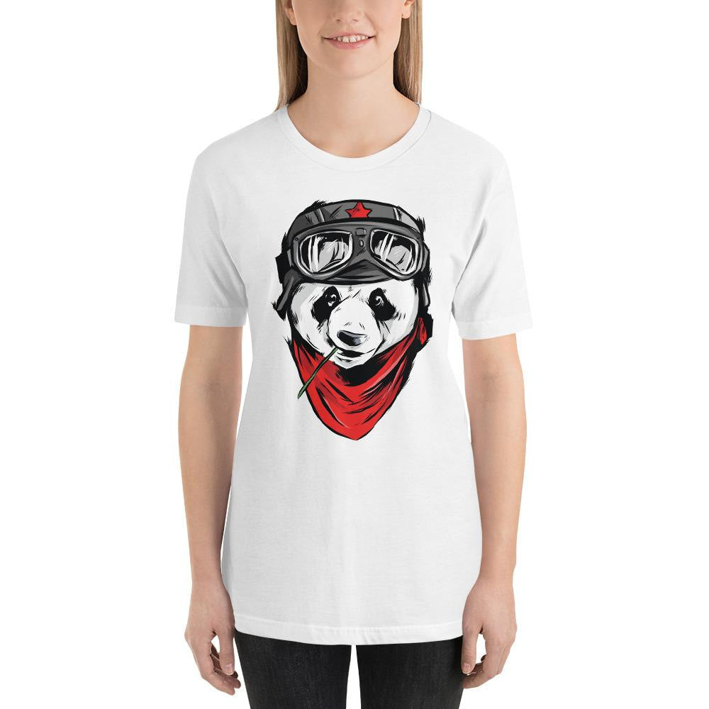 Cool Panda Half Sleeve T-Shirt — back view