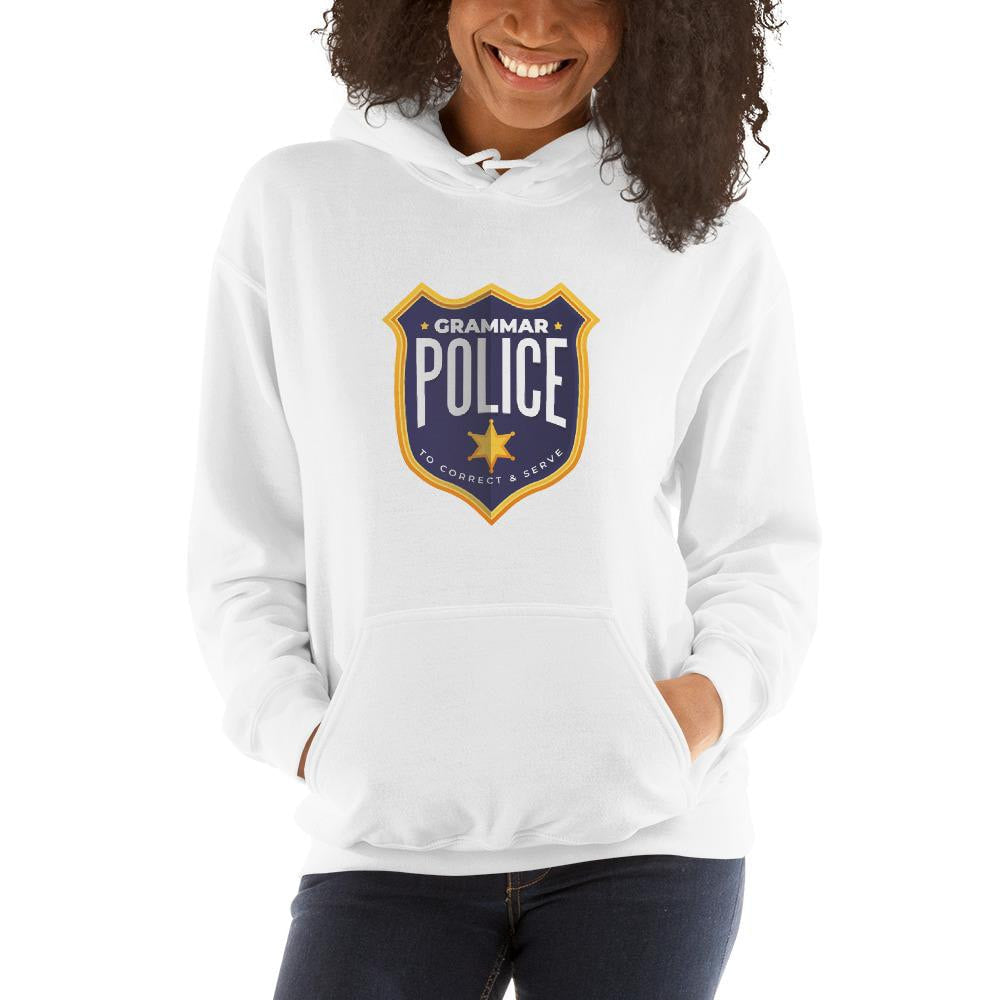 Grammar Police Unisex Hooded Sweatshirt
