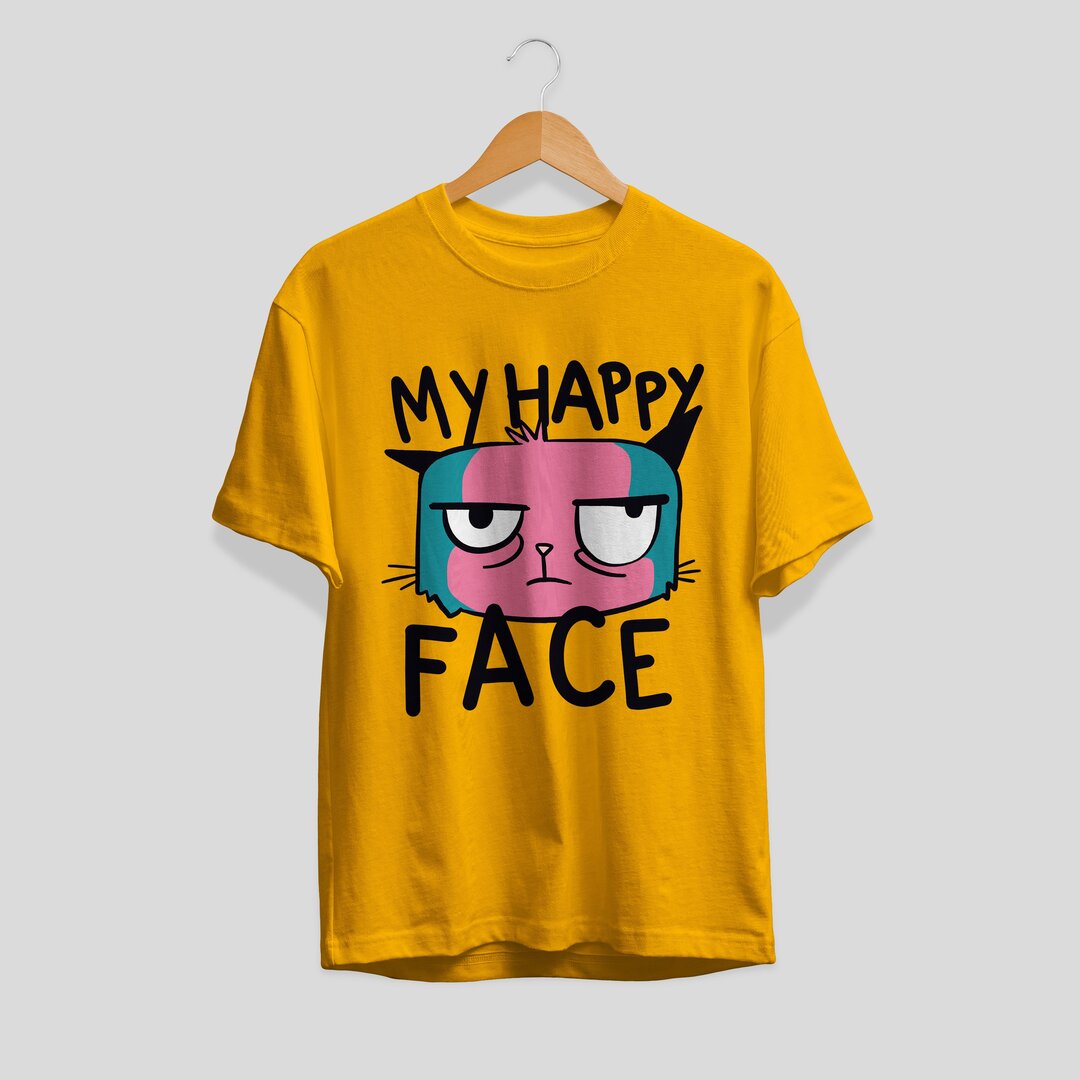 Grumpy Cat Half Sleeve T-Shirt