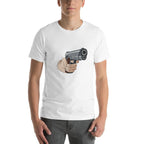 Hand Gun Half Sleeve T-Shirt — detail view 11