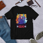 Halloween Squad Half Sleeve T-Shirt — Black
