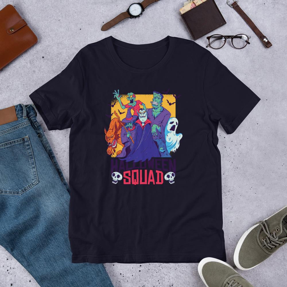 Halloween Squad Half Sleeve T-Shirt