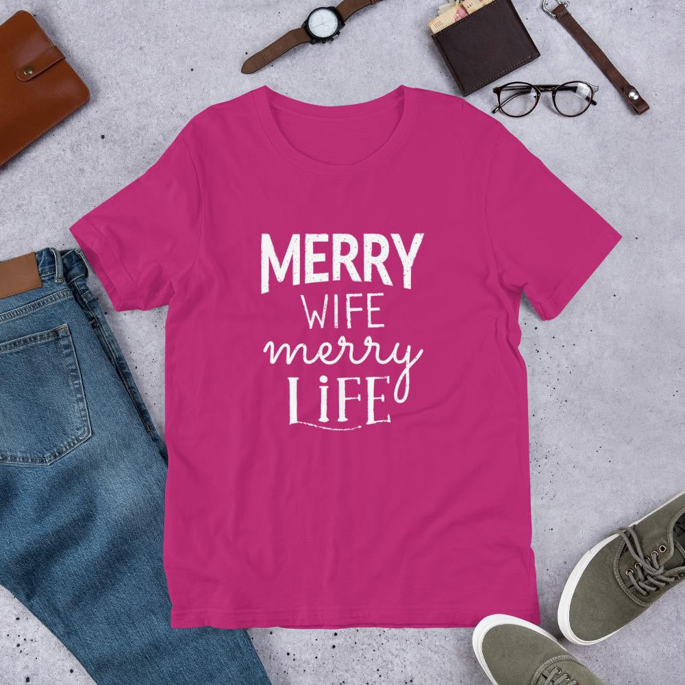 Family Life Half Sleeve T-Shirt — Pink