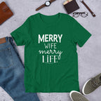 Family Life Half Sleeve T-Shirt — Green