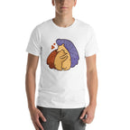 Hedgehog Love Half Sleeve T-Shirt — White (2)