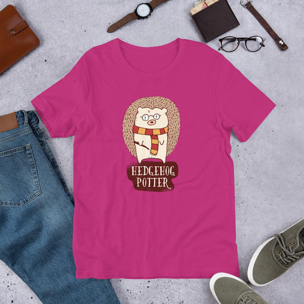 Hedgehog Potter Half Sleeve T-Shirt — Pink