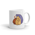 Hedgehog Love Coffee Mug — front view