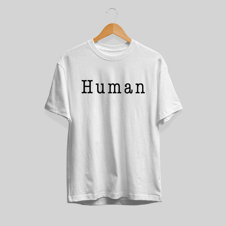Human Typography Unisex Half Sleeve T-Shirt #Plus-sizes