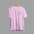 I Love You Half Sleeve Unisex T-Shirt — Light baby Pink