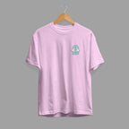 I Love You Half Sleeve Unisex T-Shirt — Light baby Pink