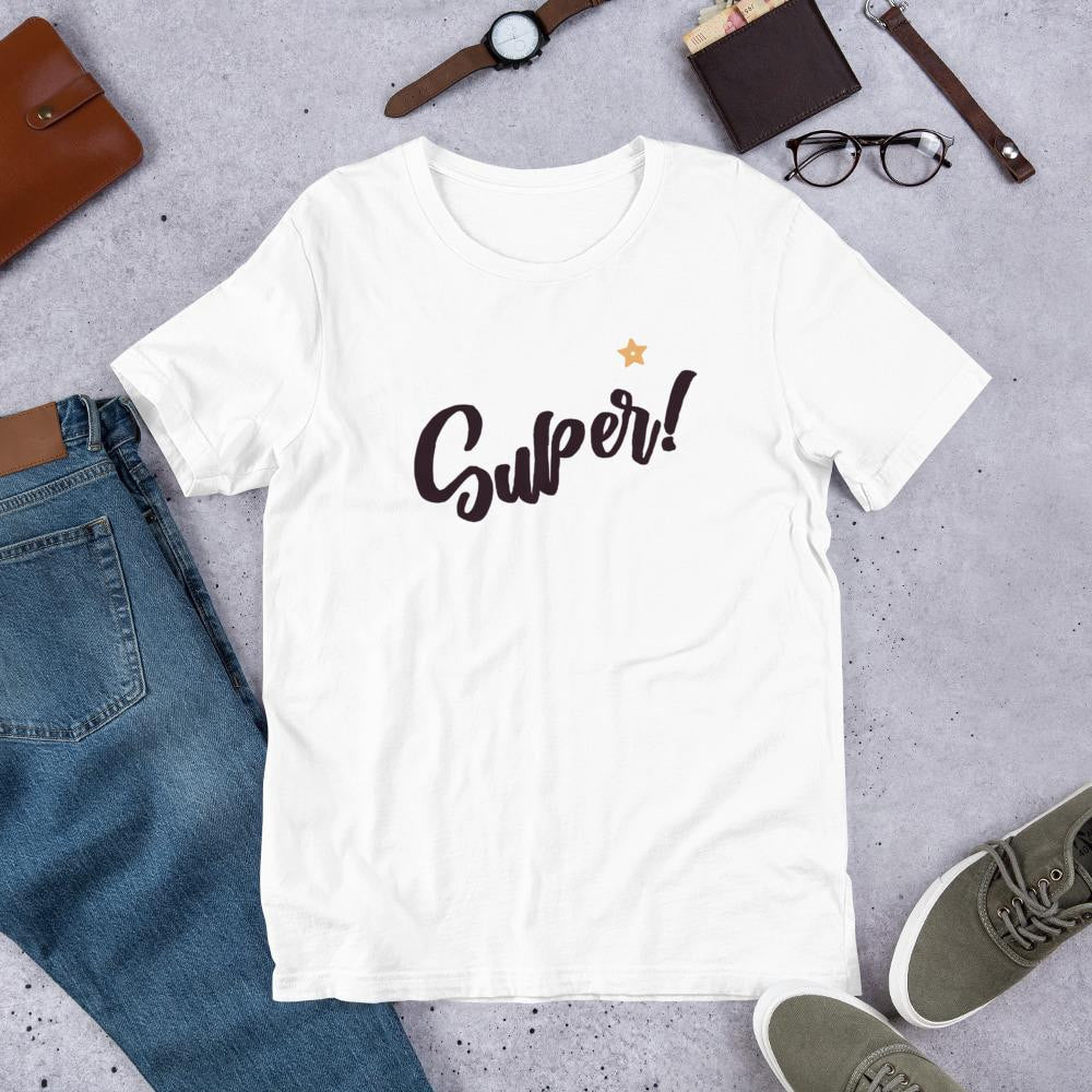 Superstar Men/Unisex Half Sleeve T-Shirt — front view