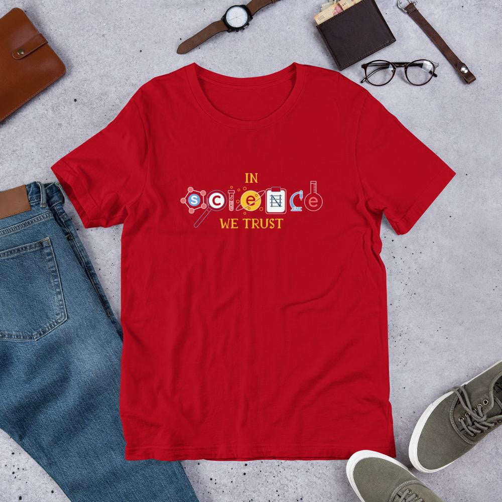 In Science We Trust Half Sleeve T-Shirt