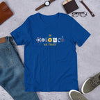 In Science We Trust Half Sleeve T-Shirt — Blue