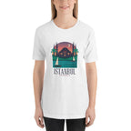 Istanbul Turkey Half Sleeve T-Shirt — back view