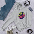 Zombie Brains Unisex Hooded Sweatshirt — Grey