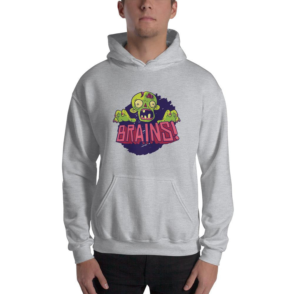 Zombie Brains Unisex Hooded Sweatshirt