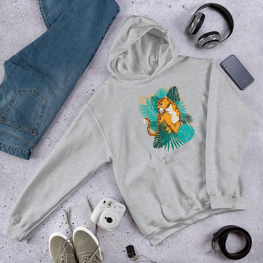 Jungle Jaguar Unisex Hooded Sweatshirt