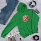 Jupiter Cartoon Unisex Hooded Sweatshirt — Green