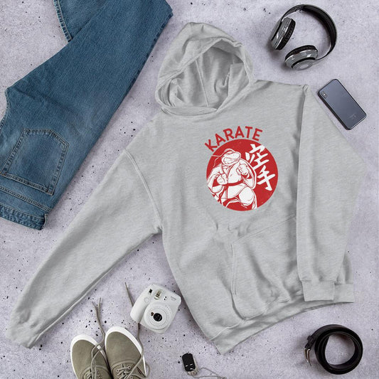 Karate Turtle Unisex Hooded Sweatshirt