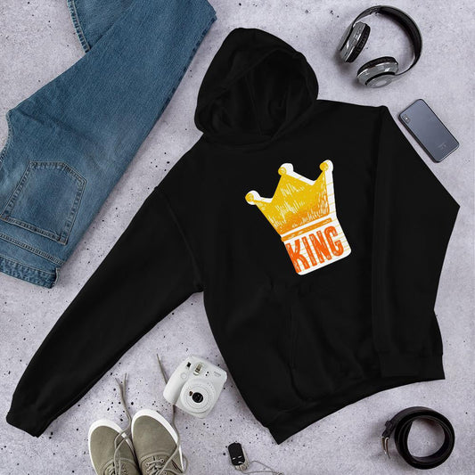 King Crown Unisex hooded Sweatshirt