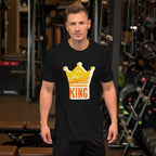 King With Crown Half Sleeve T-Shirt — detail view 10