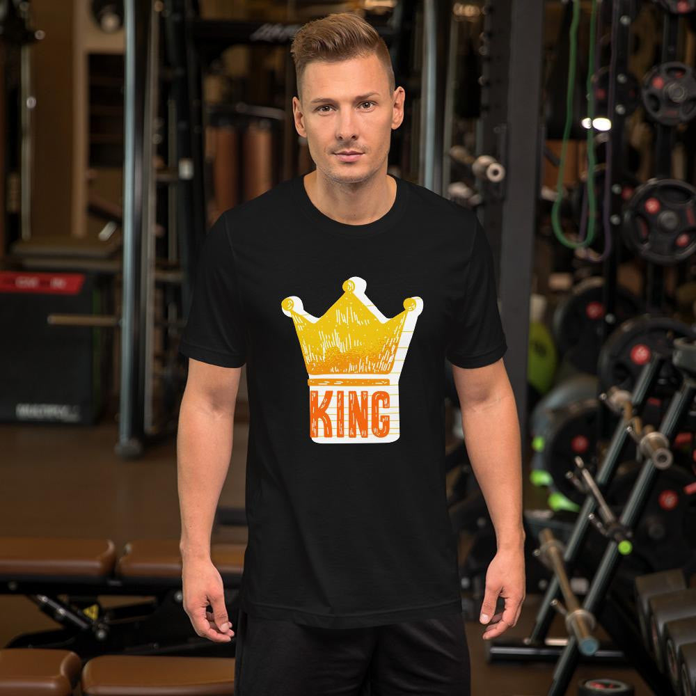 King With Crown Half Sleeve T-Shirt