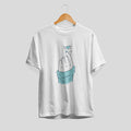 Korean Heart Unisex Half Sleeve T-Shirt — White