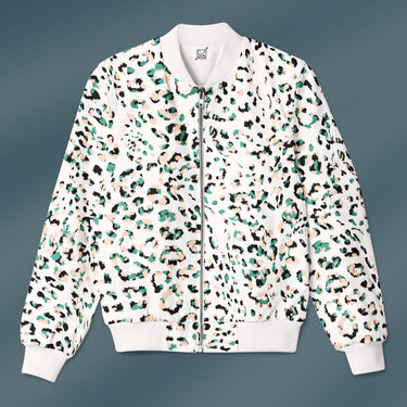 Leopard Pattern Bomber Jacket