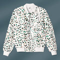 Leopard Pattern Bomber Jacket