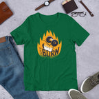 Let It Burn Half Sleeve T-Shirt — Green