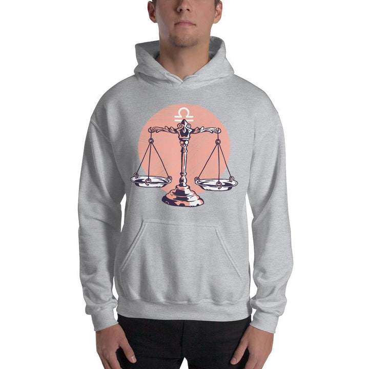 Libra Zodiac Unisex Hooded Sweatshirt