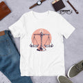 Libra Zodiac Half Sleeve T-Shirt — White