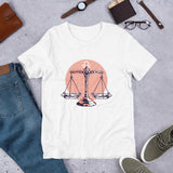 Libra Zodiac Half Sleeve T-Shirt