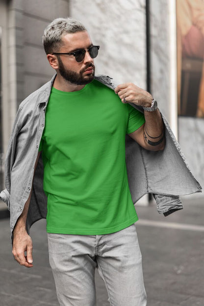 Men/Unisex Plain Half Sleeve T-Shirt #Plus-sizes