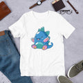 Baby Dino Half Sleeve T-Shirt — White