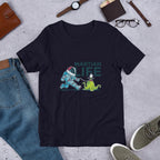 Martian Life Unisex Half Sleeve T-Shirt — Navy