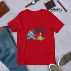 Martian Life Unisex Half Sleeve T-Shirt — Red