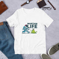 Martian Life Unisex Half Sleeve T-Shirt — White