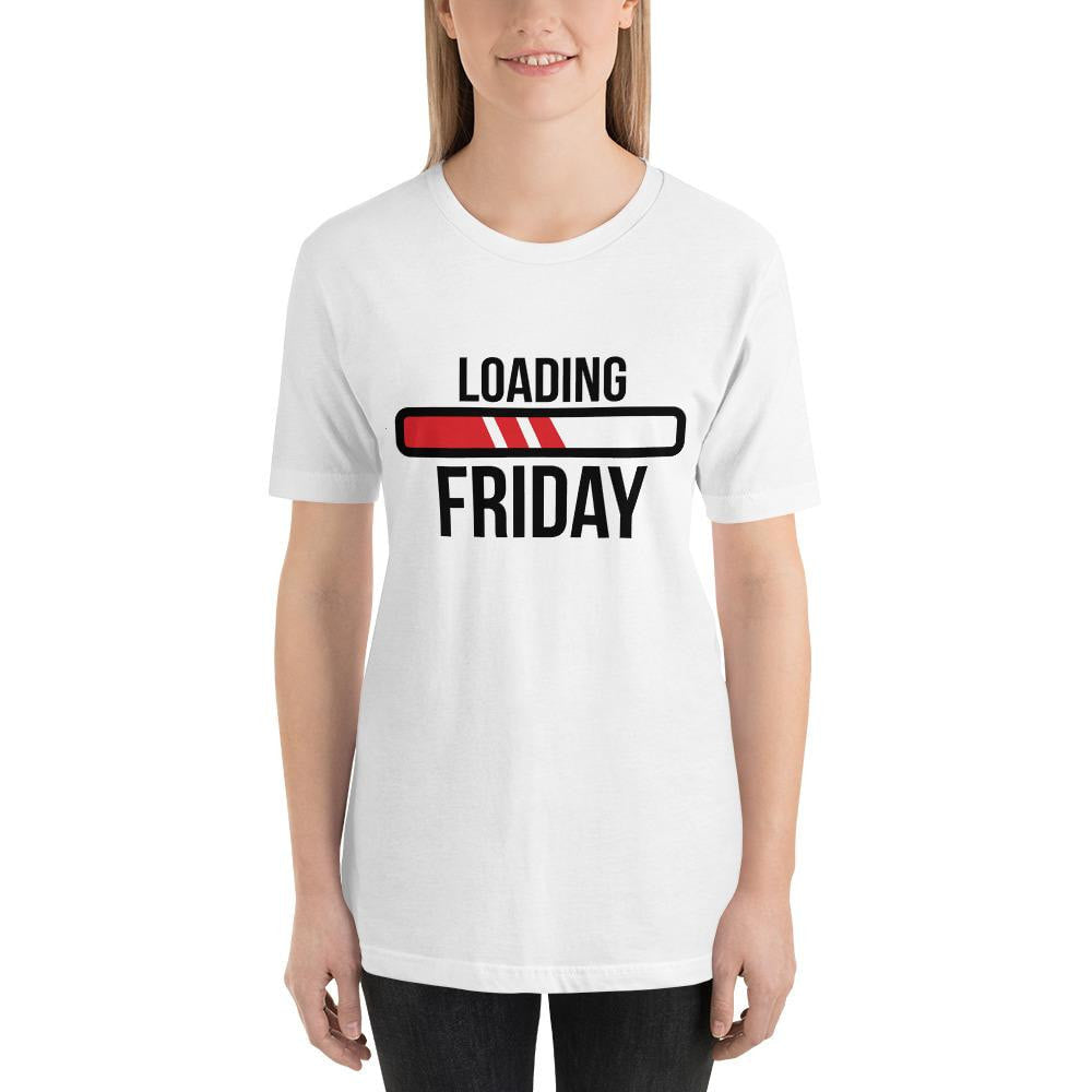 Loading Friday Half Sleeve T-Shirt — White