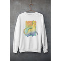 Loch Ness Monster Unisex Sweatshirt — White