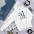 London Underground Unisex Hooded Sweatshirt — White