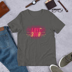 Love You 3000 Half Sleeve T-Shirt — Charcoal