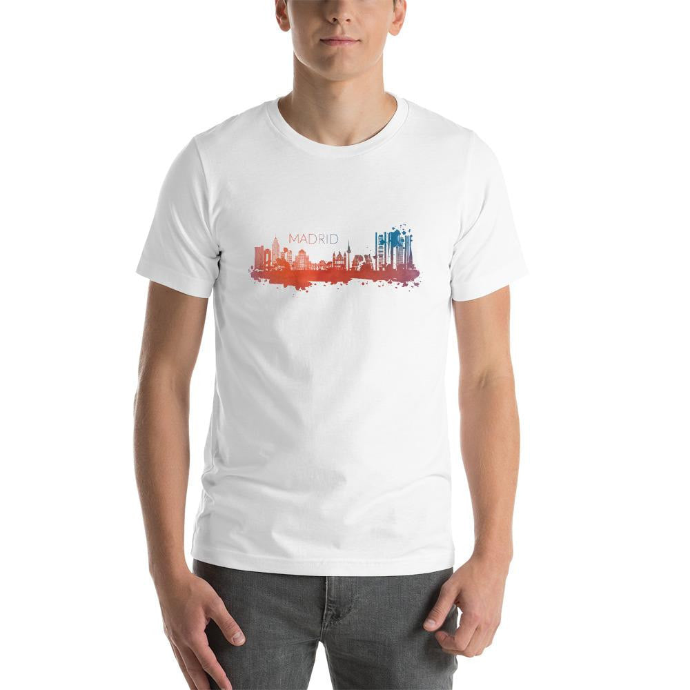 Madrid Skyline Half Sleeve T-Shirt — detail view 4